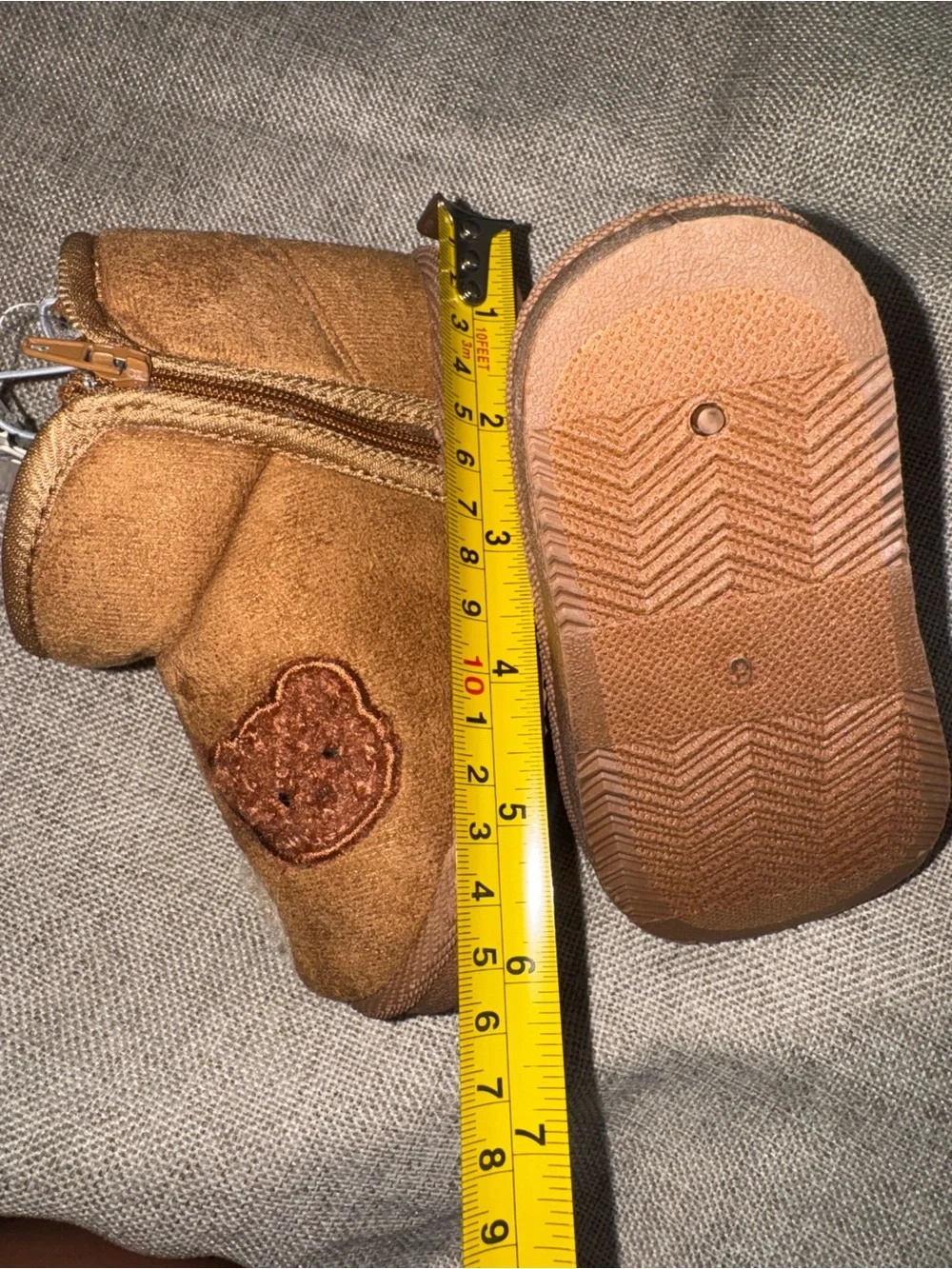First Steps by Stepping Stones Bear Faux Fur Boots Size 6 Toddler NWT 🧸